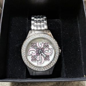 Guess pink watch